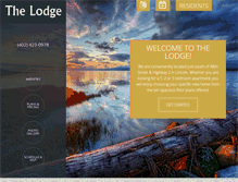 Tablet Screenshot of lodgeapt.com